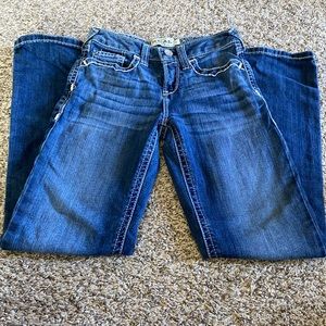 Girls ariat real denim bootcut jeans size 12